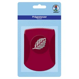 Ursus Prägestanzer Blatt rosa 32 mm