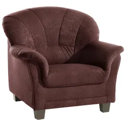 Home affaire Sessel »Camelita auch in Leder«, 4 Bezugsstoffe zur Auswahl Home affaire mokka