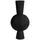 Light & Living Vase, Kavandu Matt Schwarz - 30x20x60 cm,