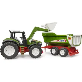 Bruder ROADMAX Traktor mit Frontlader und Kippanhänger