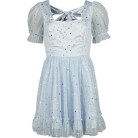 Hell Bunny - Rockabilly Kurzes Kleid - Infinity Mini Dress - XS bis 4XL - für Damen - Größe L - blau - L