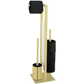Wenko WC-Bürstengarnitur Rivalta Gold