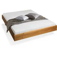 Moebel-Eins Wangenbett ohne Kopfteil, Material Massivholz, 180 x 200