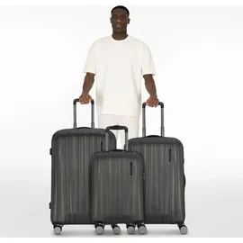 polestream Moonrock Koffer-Set 3-tlg. schwarz