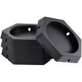 Vevor Wagenheber 4 Nivellierpads Gummi 254 mm schwarz