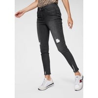Aniston CASUAL Skinny-fit-Jeans, mit Destroyed-Effekt, schwarz