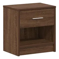 VidaXL Nachttisch mit Schublade Eichen-Optik 39x28x41 cm