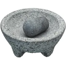 KitchenCraft Molcajete Mörser 20 cm Grau