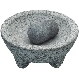 KitchenCraft Molcajete Mörser 20 cm Grau