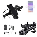 K-S-Trade Smartphone-Halterung für Samsung Galaxy F17 5G, (Handyhalterung das Fahrrad Halter Lenkstange Fahrradhalterung) schwarz