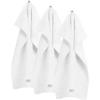 GANT Gästetuch 3er Pack 'Premium Towel' Weiß