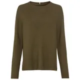 CAMEL ACTIVE Rundhalspullover Sweatshirt Khaki S