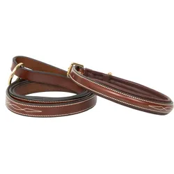 Hundehalsband HV Polo Legacy braun|olivbraun|braun L