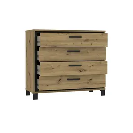 Forte Trondheim 104,7 x 81,3 x 41,5 cm Artisan Eiche / Schwarzeiche