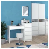 Vicco Schminktisch Naara Weiß 110.5 cm mit Hocker