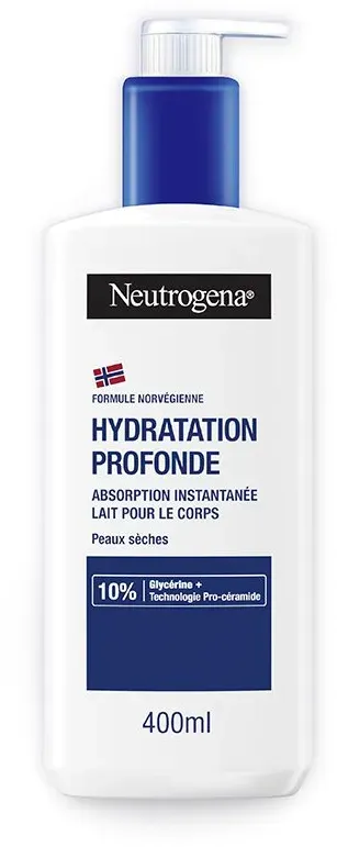 Neutrogena® Lait à absorption instantanée Hydratation Profonde 400 ml lait