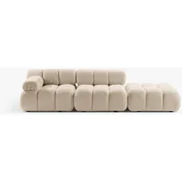 Micadoni Sofa Bellis, modular 4-Sitzer beige