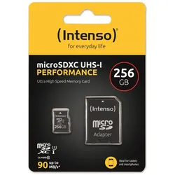 INTENSO MicroSD-Card Performance Line, 3424492, 256GB