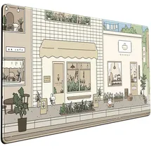 mechanical cattle Kawaii-Mauspad Bär Beige/Braun/Grün