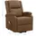 vidaXL Massagesessel mit Aufstehhilfe Polyester 89 x 103,5 x 89 cm Braun