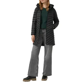 s.Oliver Slim Fit Steppmantel mit abnehmbarer Kapuze, Black, 40