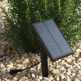 Lumi Jardin Lichterkette schwarz 6,5 m 10 Glühbirnen inkl. LED-Lampe