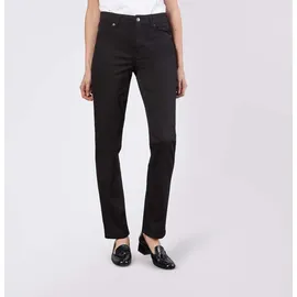 MAC Stretch-Jeans Melanie Gerade geschnitten schwarz 42