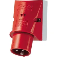 Mennekes 345 Wandstecker, 32A3p9h400V, IP44