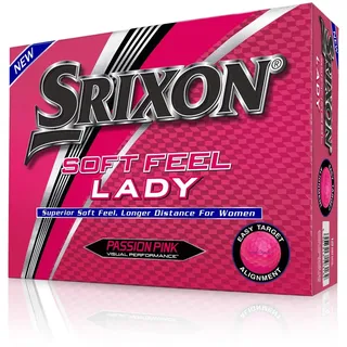Srixon Damen Soft Feel Golfbälle One Dutzend Passion Pink (2018 Version)