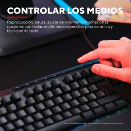 gxtrust GXT 836 Evocx Gaming-Tastatur Schwarz PC