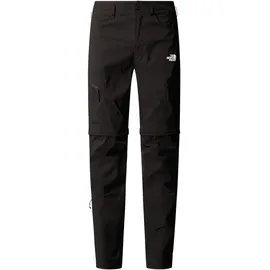 The North Face Exploration Reg Tapered Convertible Hosen Schwarz 34
