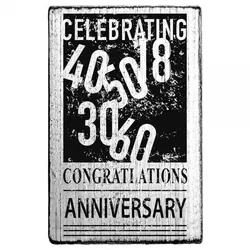 SALE - Vintage Stempel "Celebrating"