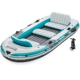 BESTWAY Hydro-Force Schlauchboot Komplett-Set Adventure Elite X5 364 x 166 x 45 cm