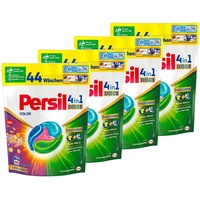 Persil 4in1 Color DISCS, Colorwaschmittel für hygienische Frische, 4x 44 WL