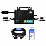 Mikro Wechselrichter 800W mit 2 MPPT, WLAN, IP67, Balkonkraftwerk