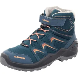 Lowa Maddox Warm GTX Mid Kinder Petrol/Rose 38