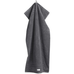 GANT Handtuch, Organic Premium Towel - Frottee Dunkelgrau 50x100cm