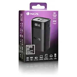 ngs TWIX 20 20000 mAh, 65 W, 74 Wh), Powerbank, Schwarz
