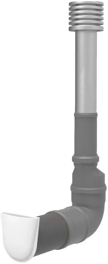 Zewotherm 14010068 ZEWO Rohbauset Keller, bis zu 91% Wärmerückgewinnung, Kondensatablauf mit Rückschlagventil, Montagezubehör inkl. Doppelmuffe und Bogen 90°