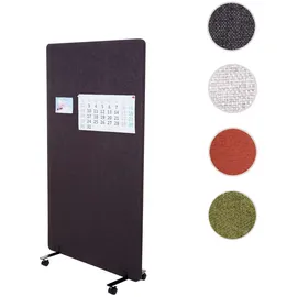 MCW Akustik-Trennwand 80x147x39 Braun/Grau