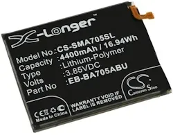 Powery Akku für Smartphone Samsung SM-A705 / SM-A705F7DS / SM-A705FN/DS