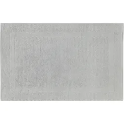 Modern Badezimmer-Teppich 50 x 80 cm platinfarbig