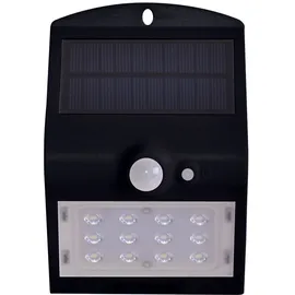 V-Tac Solarleuchte Kunststoff, Metall 14,5x9,6x7,9 cm inkl. Bewegungsmelder schwarz