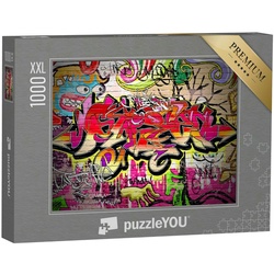 puzzleYOU Puzzle Puzzle 1000 Teile XXL „Graffiti Art Design“, 1000 Puzzleteile, puzzleYOU-Kollektionen Graffiti