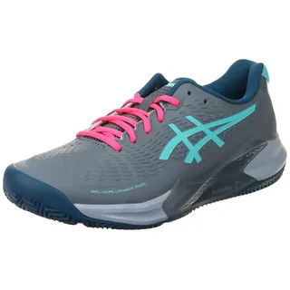 Asics Herren Gel-Challenger 14 Padel Sneaker, Metropolis/Energy Aqua, 47 EU