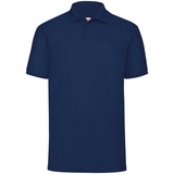 FRUIT OF THE LOOM 65/35 Polo Herren Poloshirt in versch. Farben und Größen, navy, L