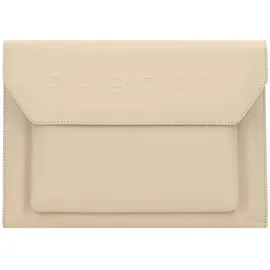 Bugatti Daphne Laptophülle Leder 36 cm beige