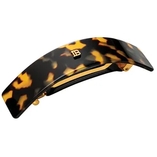 Balmain Hair Couture Cellulose Acetate Barrette pour Cheveux Large Tortoise Shell