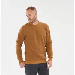 Pullover Herren Rundhals Naturwandern - NH150 karamellbraun 2XL