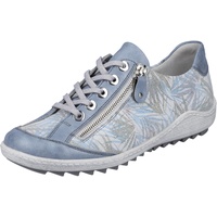 Remonte Damen R1402 Sneaker, bleu/Weiss-blau / 11, 39 EU